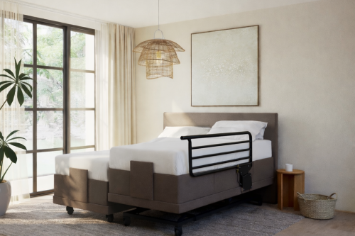 Contour bedden uitklapbaar valhek