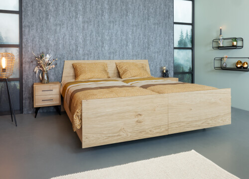 Ledikant Randy "Rustiek" Tweepersoons deelbaar - Seniorenledikanten - Contourbedden