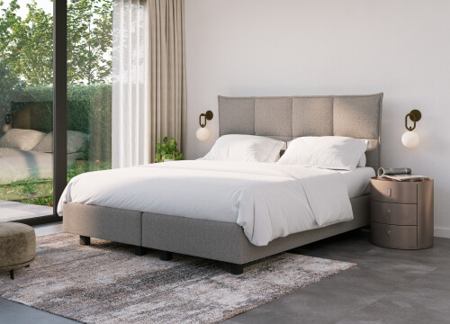 Boxspring Quadro een- en tweepersoons vlak - Boxsprings - Contourbedden