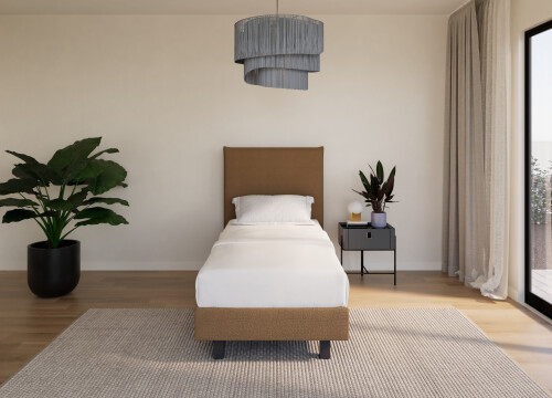 Boxspring Adge XL Eenpersoons 90x200 Vlak - Boxsprings - Contourbedden