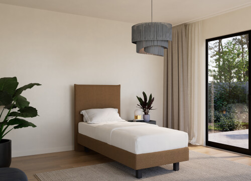 Boxspring Adge XL Eenpersoons 90x200 Vlak - Boxsprings - Contourbedden