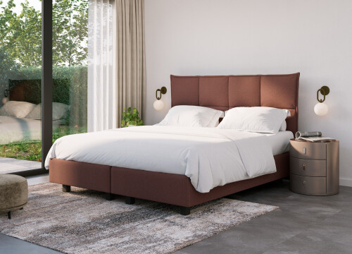 Boxspring Quadro een- en tweepersoons vlak - Boxsprings - Contourbedden