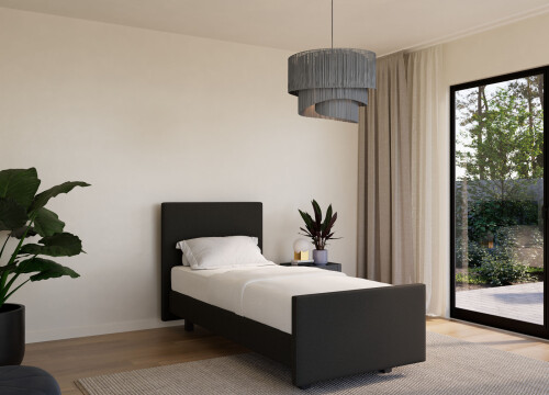 Boxspring Forma Eenpersoons 90x200 Vlak - Boxsprings - Contourbedden