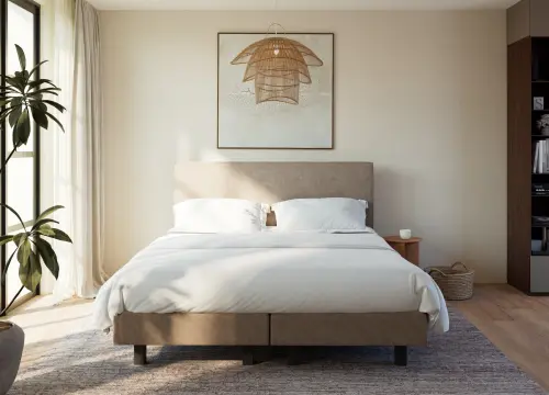 Boxspring Figura tweepersoons vlak - Boxsprings - Contourbedden