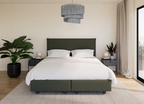 Boxspring Adge-XL tweepersoons vlak - Boxsprings - Contourbedden