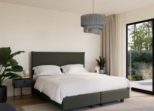 Boxspring Adge-XL tweepersoons vlak - Boxsprings - Contourbedden