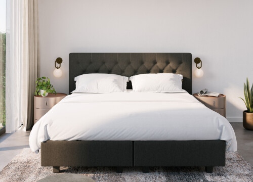 Boxspring Capiton Plus een- en tweepersoons vlak - Boxsprings - Contourbedden