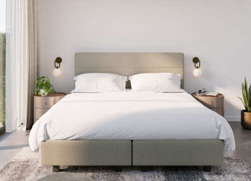 Boxspring XL- Line Twee persoons Vlak - Boxsprings - Contourbedden