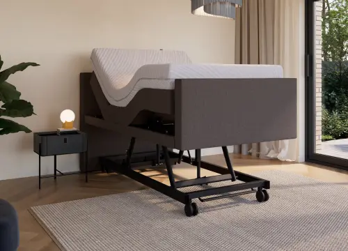 Boxspring Terra eenpersoons Elektrisch Hoog laag - Seniorenboxsprings - Contourbedden