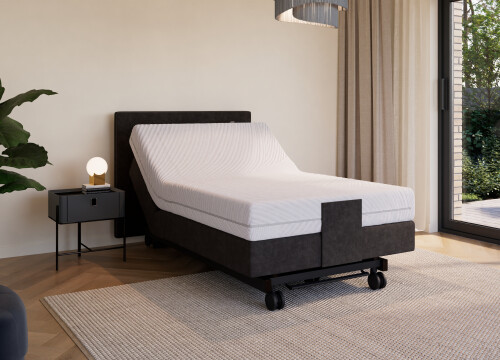 Boxspring Forma Twijfelaar 120x200 Elektrisch Hoog laag - Seniorenboxsprings - Contourbedden