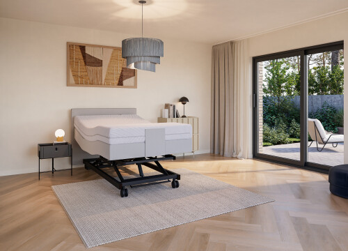 Boxspring Forma Twijfelaar 120x200 Elektrisch Hoog laag + Anti- Trendelenburg - Seniorenboxsprings - Contourbedden