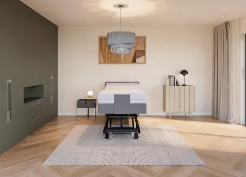 Boxspring Angle eenpersoons Elektrisch Hoog-laag - Seniorenboxsprings - Contourbedden