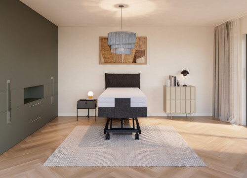 Boxspring Planum Horizontaal eenpersoons Elektrisch Hoog laag - Seniorenboxsprings - Contourbedden