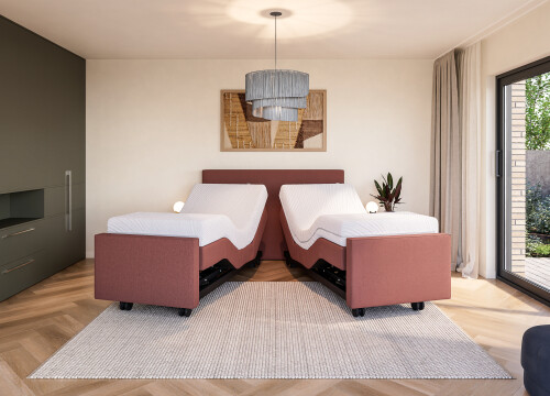 Boxspring Forma Tweepersoons 180x200 Elektrisch Hoog laag - Seniorenboxsprings - Contourbedden