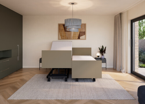 Ledikant Mila Tweepersoons deelbaar - Seniorenbedden - Contourbedden