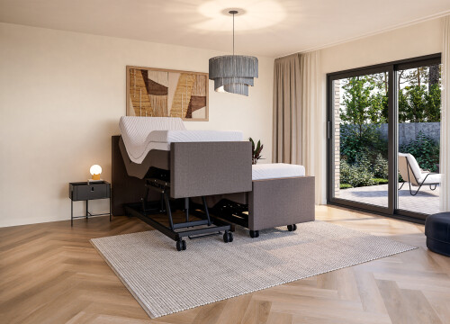 Boxspring Forma Tweepersoons 180x200 Elektrisch Hoog laag - Seniorenboxsprings - Contourbedden