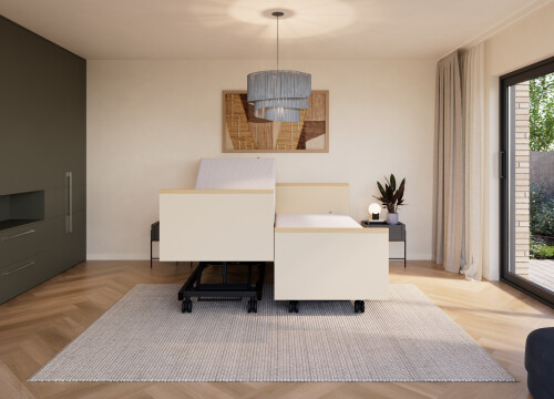 Ledikant Naud Tweepersoons deelbaar - Seniorenbedden - Contourbedden