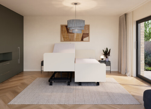 Ledikant Levi tweepersoons deelbaar - Seniorenbedden - Contourbedden