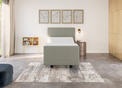 Boxspring Terra Eenpersoons Elektrisch verstelbaar - Boxsprings - Contourbedden