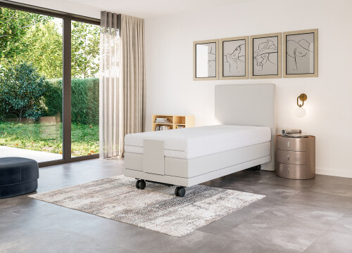 Boxspring Figura eenpersoons Elektrisch Hoog-laag - Seniorenboxsprings - Contourbedden