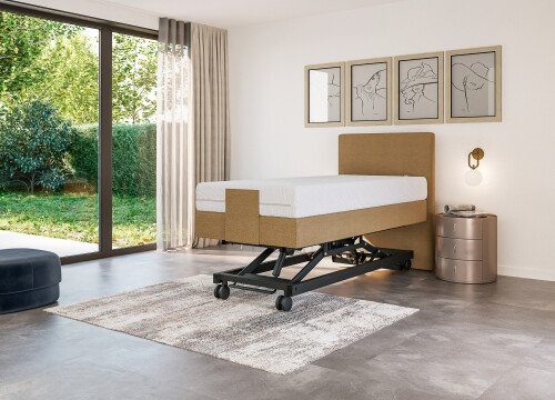 Boxspring Figura eenpersoons Elektrisch Hoog-laag - Seniorenboxsprings - Contourbedden