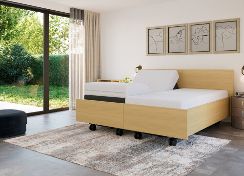 Ledikant Yara tweepersoons deelbaar - Seniorenbedden - Contourbedden