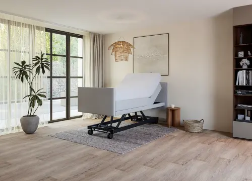 Boxspring Forma Twijfelaar 120x200 Elektrisch Hoog laag + Anti- Trendelenburg - Seniorenboxsprings - Contourbedden