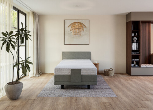 Boxspring Angle eenpersoons Elektrisch Hoog-laag - Seniorenboxsprings - Contourbedden