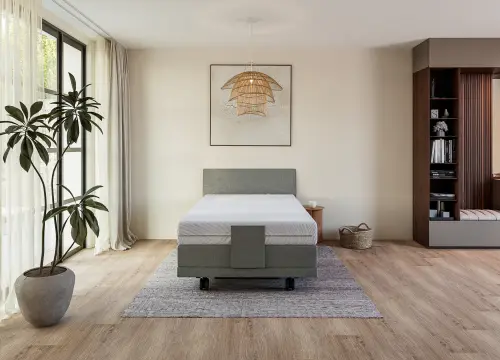 Boxspring Angle eenpersoons Elektrisch Hoog-laag - Seniorenboxsprings - Contourbedden