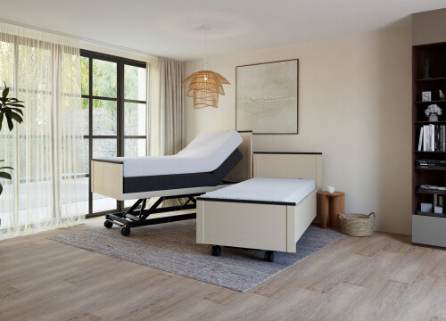 Ledikant Dex Tweepersoons deelbaar - Seniorenbedden - Contourbedden