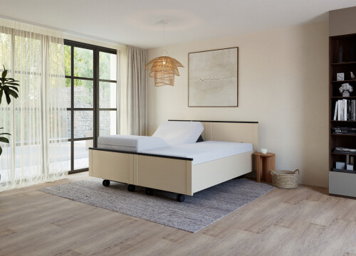 Ledikant Dex Tweepersoons deelbaar - Seniorenbedden - Contourbedden