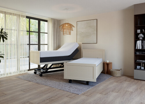 Ledikant Sam Tweepersoons deelbaar - Seniorenbedden - Contourbedden