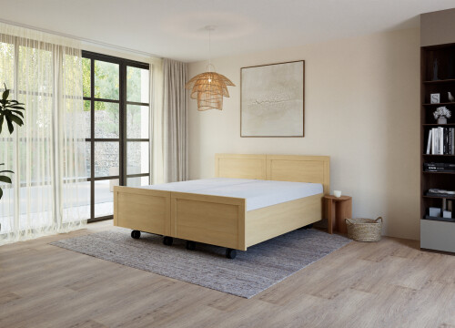 Ledikant Max Tweepersoons deelbaar - Seniorenbedden - Contourbedden