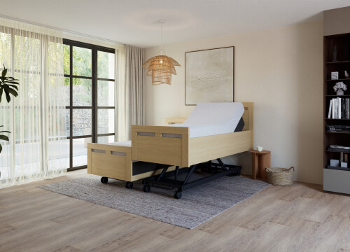 Ledikant Sven Tweepersoons deelbaar - Seniorenbedden - Contourbedden