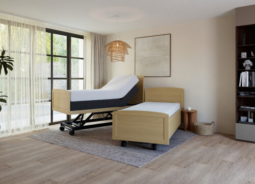 Ledikant Daan Tweepersoons deelbaar - Seniorenbedden - Contourbedden