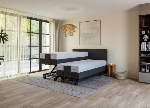 Boxspring Forma Tweepersoons 140x200 Elektrisch Hoog laag - Seniorenboxsprings - Contourbedden