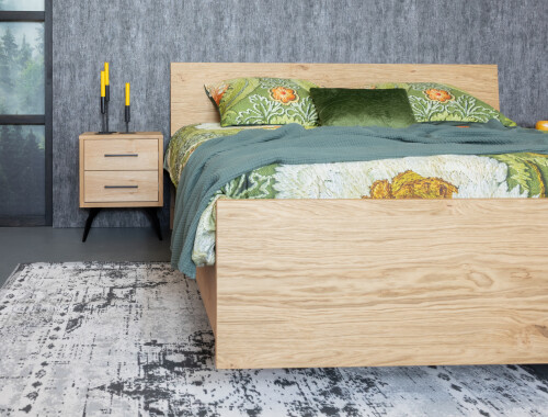 Ledikant Rhodé "Rustiek" Tweepersoons deelbaar - Assortiment - Contourbedden