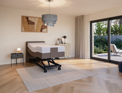 Boxspring Forma Eenpersoons 90x200 Elektrisch Hoog laag + Anti- Trendelenburg - Assortiment - Contourbedden