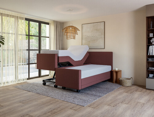 Boxspring Terra tweepersoons Elektrisch Hoog laag - Assortiment - Contourbedden